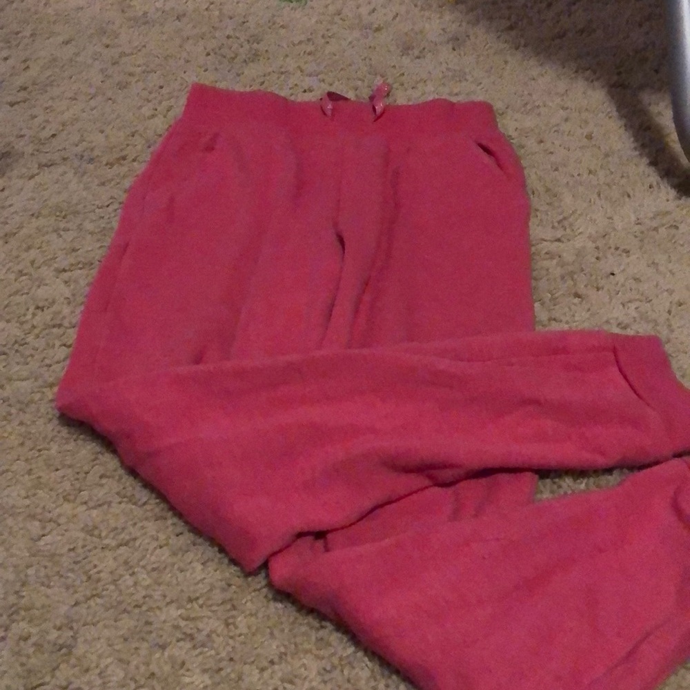 Pink sweatpants